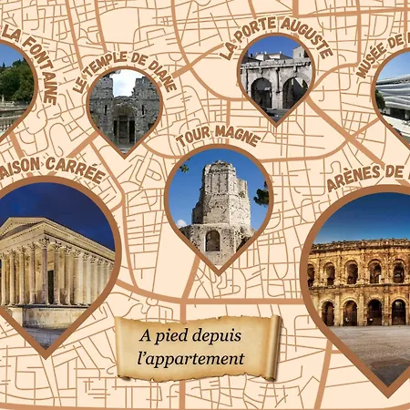 شقة Domus Romana - Centre De Arenes نيم